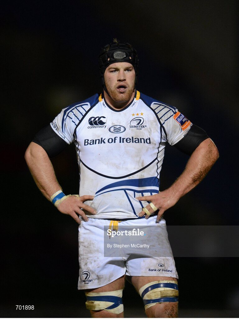 23 November 2012; Sean O'Brien, Leinster. Celtic League 2012/13, Round 9, Glasgow Warriors v Leinster, Scotstoun Stadium, Glasgow, Scotland. Picture credit: Stephen McCarthy / SPORTSFILE