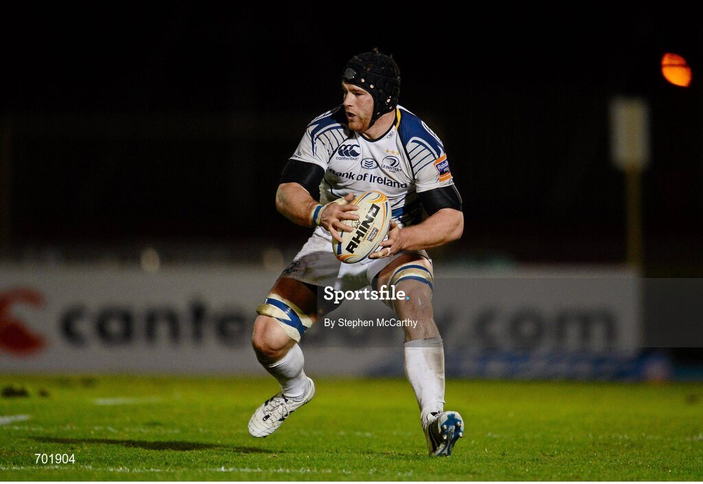 23 November 2012; Sean O'Brien, Leinster. Celtic League 2012/13, Round 9, Glasgow Warriors v Leinster, Scotstoun Stadium, Glasgow, Scotland. Picture credit: Stephen McCarthy / SPORTSFILE