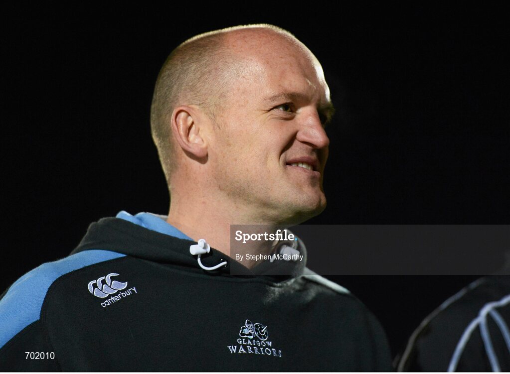 23 November 2012; Glasgow Warriors head coach Gregor Townsend. Celtic League 2012/13, Round 9, Glasgow Warriors v Leinster, Scotstoun Stadium, Glasgow, Scotland. Picture credit: Stephen McCarthy / SPORTSFILE