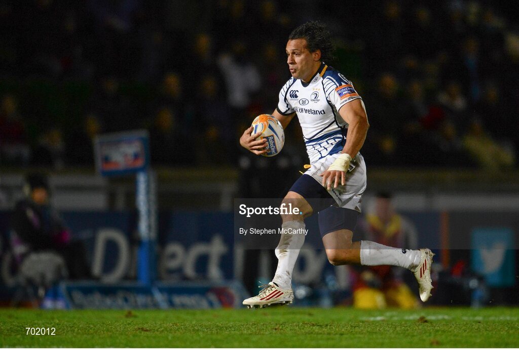 23 November 2012; Isa Nacewa. Celtic League 2012/13, Round 9, Glasgow Warriors v Leinster, Scotstoun Stadium, Glasgow, Scotland. Picture credit: Stephen McCarthy / SPORTSFILE