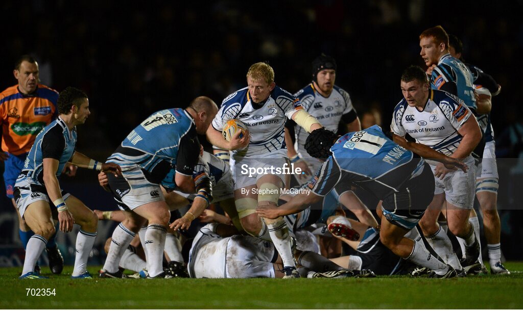 23 November 2012; Leo Cullen, Leinster. Celtic League 2012/13, Round 9, Glasgow Warriors v Leinster, Scotstoun Stadium, Glasgow, Scotland. Picture credit: Stephen McCarthy / SPORTSFILE