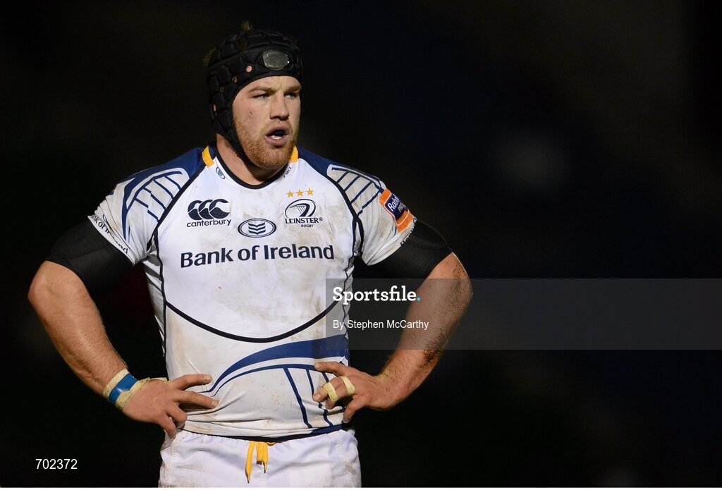 23 November 2012; Sean O'Brien, Leinster. Celtic League 2012/13, Round 9, Glasgow Warriors v Leinster, Scotstoun Stadium, Glasgow, Scotland. Picture credit: Stephen McCarthy / SPORTSFILE
