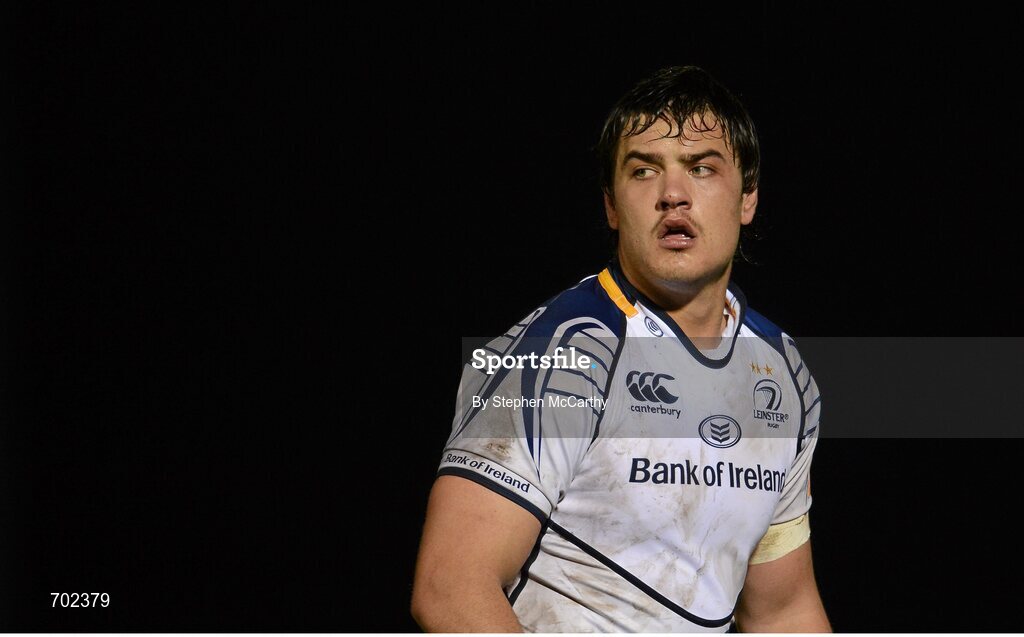 23 November 2012; Quinn Roux, Leinster. Celtic League 2012/13, Round 9, Glasgow Warriors v Leinster, Scotstoun Stadium, Glasgow, Scotland. Picture credit: Stephen McCarthy / SPORTSFILE