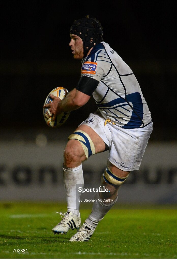23 November 2012; Sean O'Brien, Leinster. Celtic League 2012/13, Round 9, Glasgow Warriors v Leinster, Scotstoun Stadium, Glasgow, Scotland. Picture credit: Stephen McCarthy / SPORTSFILE