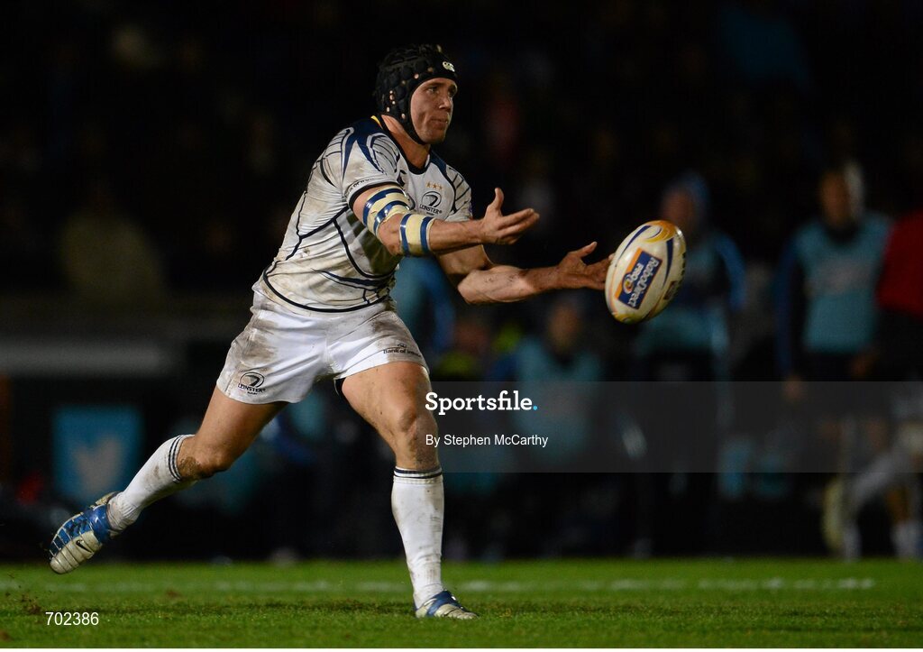 23 November 2012; Isaac Boss, Leinster. Celtic League 2012/13, Round 9, Glasgow Warriors v Leinster, Scotstoun Stadium, Glasgow, Scotland. Picture credit: Stephen McCarthy / SPORTSFILE