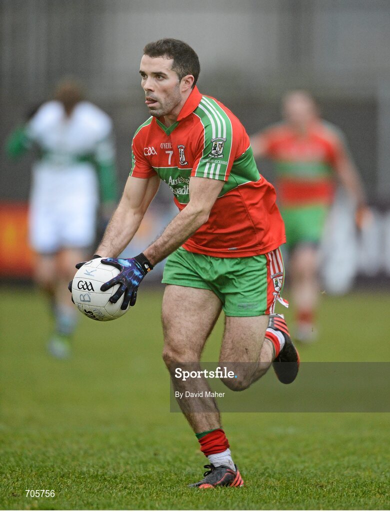 9 December 2012; James Burke, Ballymun Kickhams. AIB Leinster GAA Football Senior Club Championship Final, Portlaoise, Laois v Ballymun Kickhams, Dublin, Cusack Park, Mullingar, Co. Westmeath. Picture credit: David Maher / SPORTSFILE