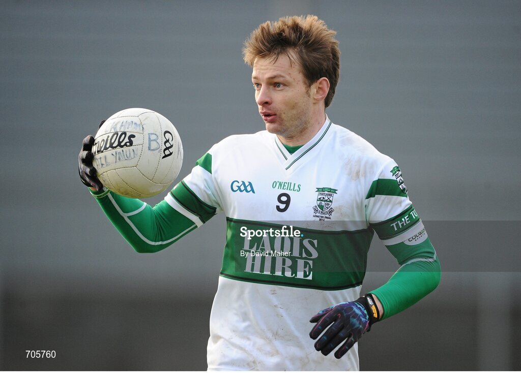 9 December 2012; Hugh Coughlan, Portlaoise. AIB Leinster GAA Football Senior Club Championship Final, Portlaoise, Laois v Ballymun Kickhams, Dublin, Cusack Park, Mullingar, Co. Westmeath. Picture credit: David Maher / SPORTSFILE