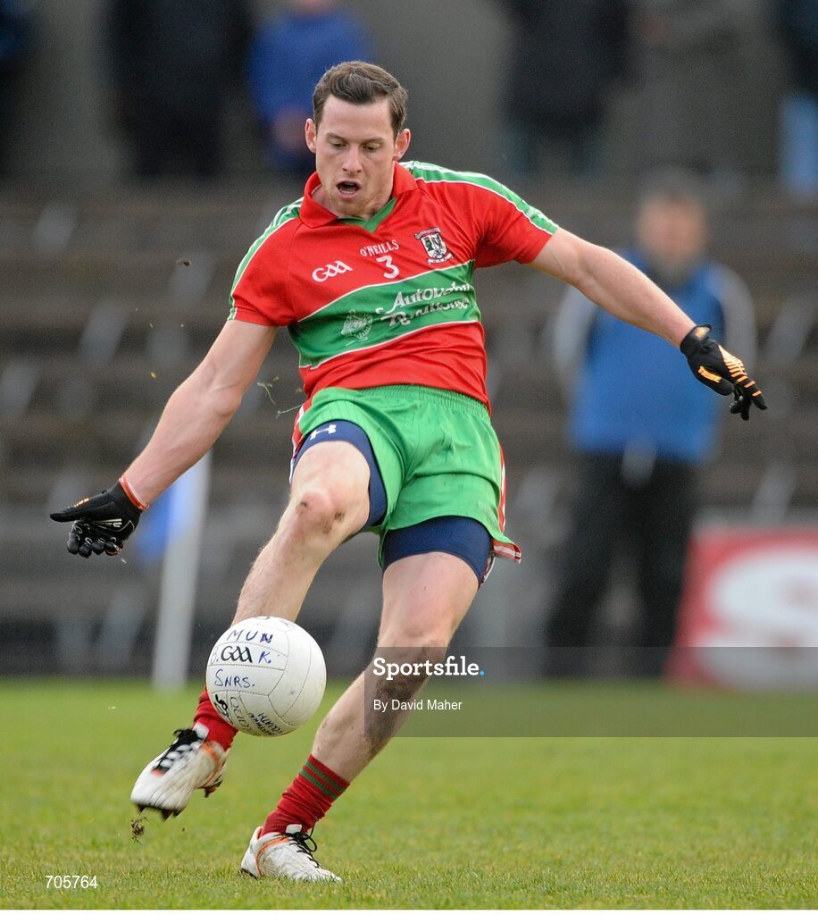 9 December 2012; Philly McMahon, Ballymun Kickhams. AIB Leinster GAA Football Senior Club Championship Final, Portlaoise, Laois v Ballymun Kickhams, Dublin, Cusack Park, Mullingar, Co. Westmeath. Picture credit: David Maher / SPORTSFILE