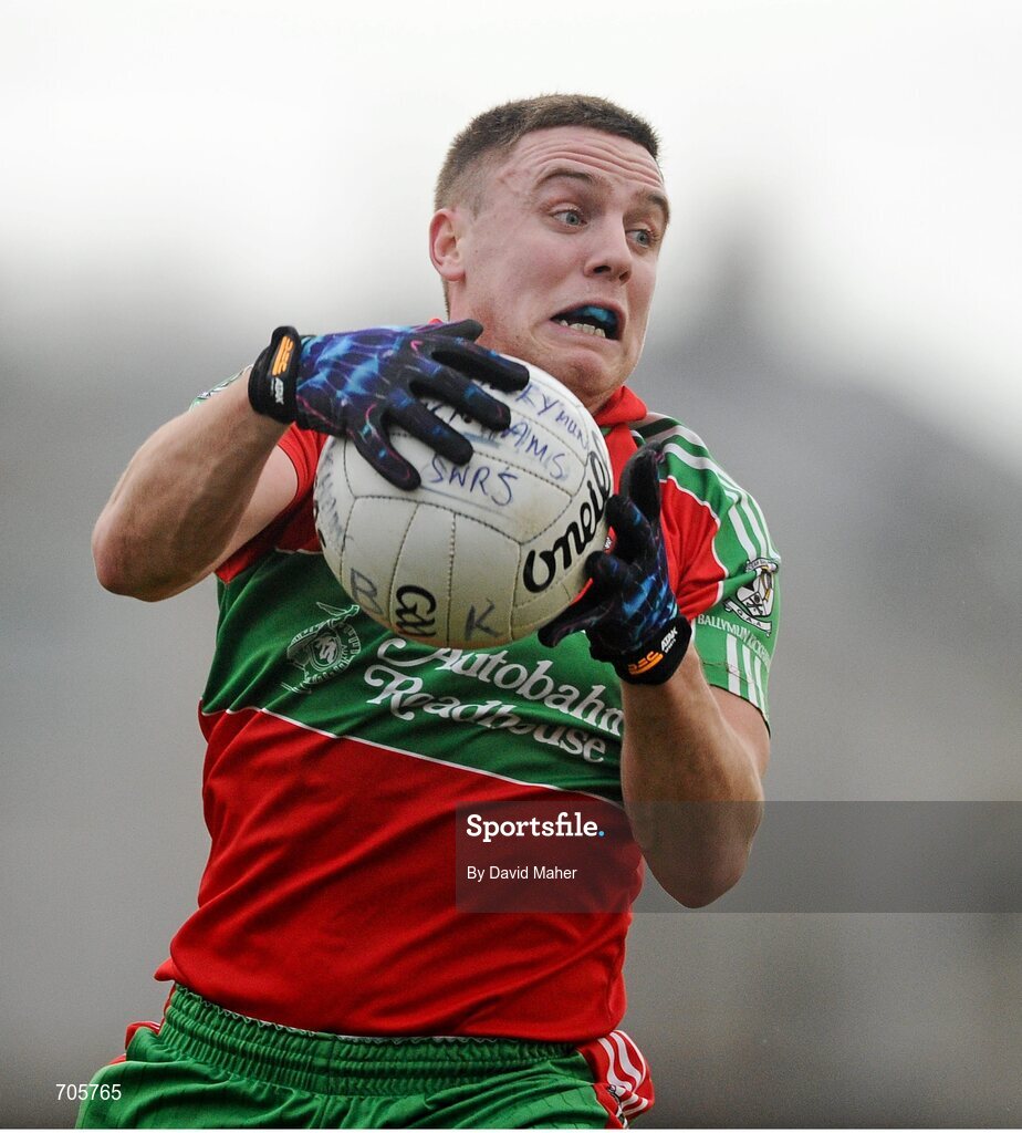9 December 2012; Davy Byrne, Ballymun Kickhams. AIB Leinster GAA Football Senior Club Championship Final, Portlaoise, Laois v Ballymun Kickhams, Dublin, Cusack Park, Mullingar, Co. Westmeath. Picture credit: David Maher / SPORTSFILE