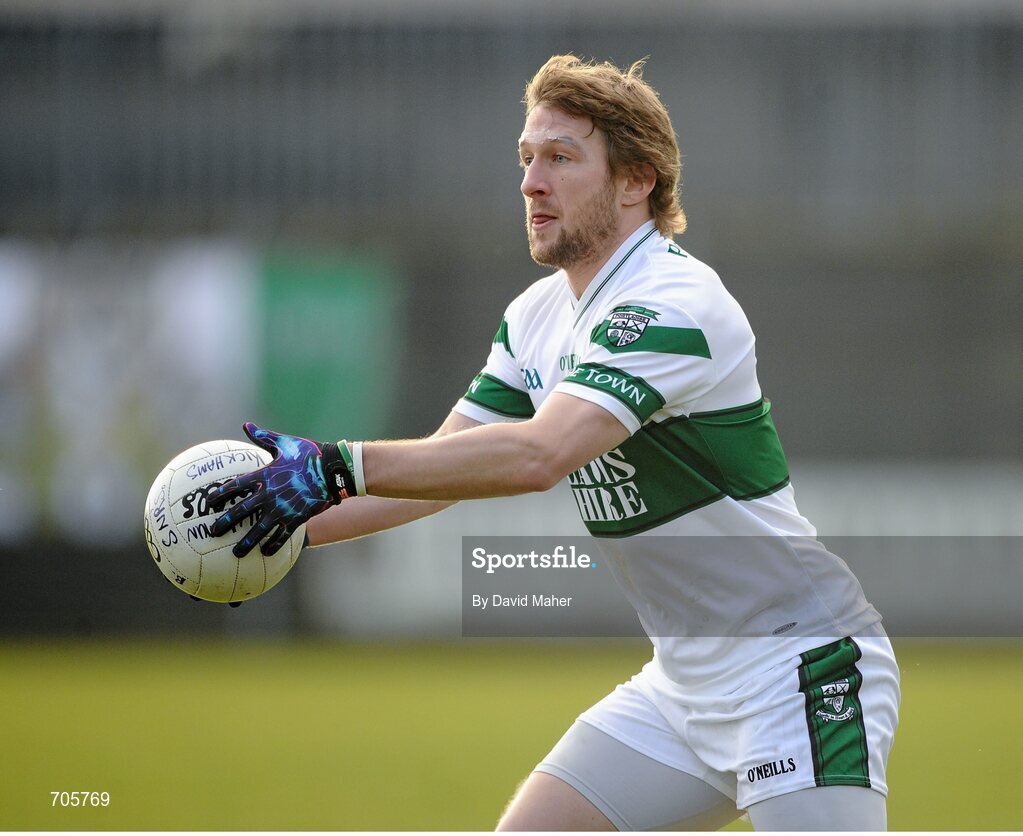 9 December 2012; Cahir Healy, Portlaoise. AIB Leinster GAA Football Senior Club Championship Final, Portlaoise, Laois v Ballymun Kickhams, Dublin, Cusack Park, Mullingar, Co. Westmeath. Picture credit: David Maher / SPORTSFILE
