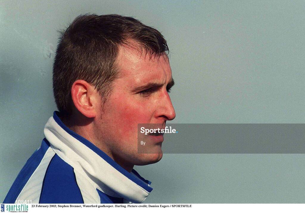 23 February 2003; Stephen Brenner, Waterford goalkeeper. Hurling. Picture credit; Damien Eagers / SPORTSFILE