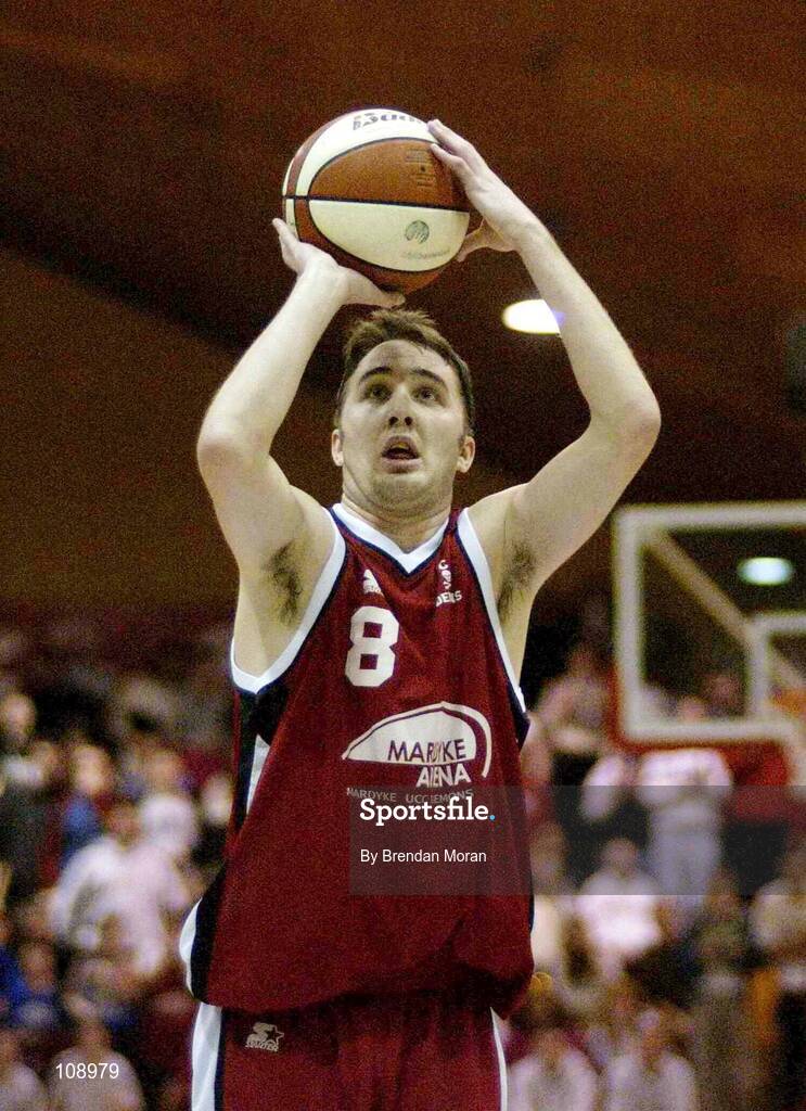 2 February 2003; Shane Coughlan, UCC Demons. Basketball. Picture credit; Brendan Moran / SPORTSFILE *EDI*
