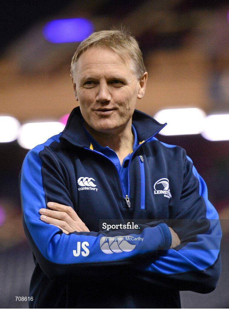 4 January 2013; Leinster head coach Joe Schmidt. Celtic League 2012/13, Round 13, Edinburgh v Leinster, Murrayfield, Edinburgh, Scotland. Picture credit: Stephen McCarthy / SPORTSFILE