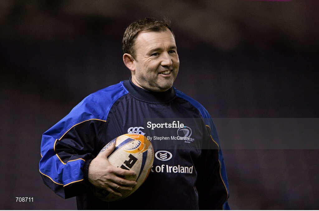 4 January 2013; Leinster senior skills & kicking coach Richie Murphy. Celtic League 2012/13, Round 13, Edinburgh v Leinster, Murrayfield, Edinburgh, Scotland. Picture credit: Stephen McCarthy / SPORTSFILE