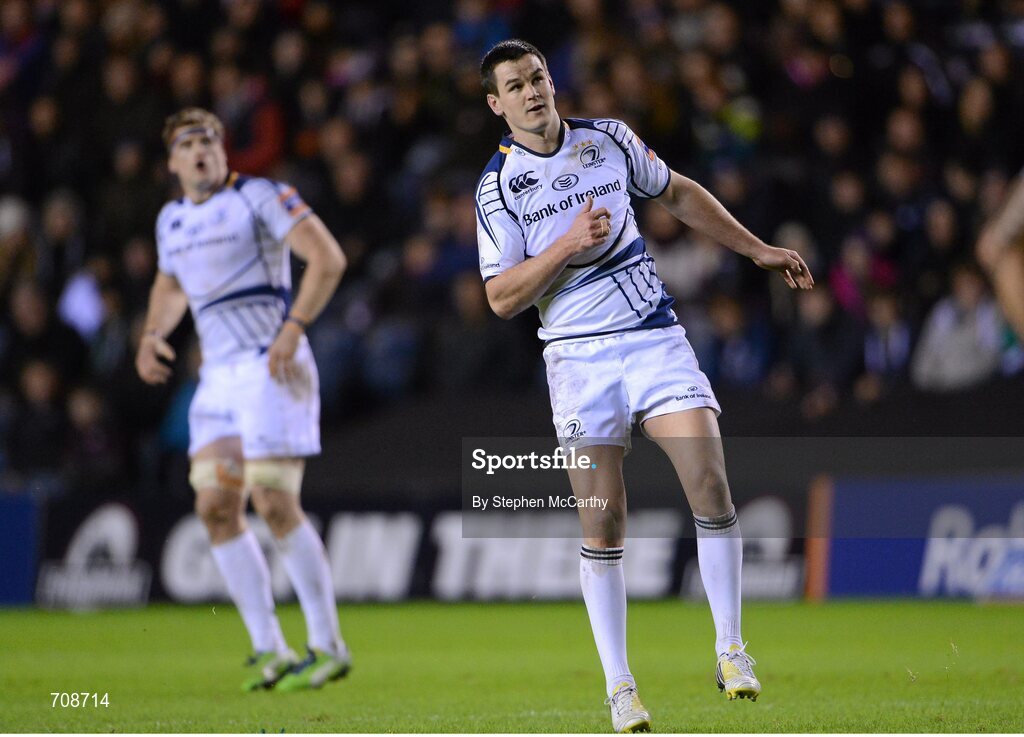 4 January 2013; Jonathan Sexton, Leinster. Celtic League 2012/13, Round 13, Edinburgh v Leinster, Murrayfield, Edinburgh, Scotland. Picture credit: Stephen McCarthy / SPORTSFILE