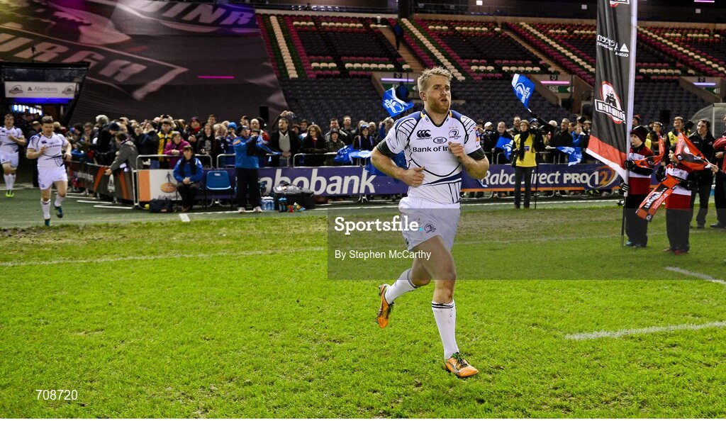 4 January 2013; Luke Fitzgerald, Leinster. Celtic League 2012/13, Round 13, Edinburgh v Leinster, Murrayfield, Edinburgh, Scotland. Picture credit: Stephen McCarthy / SPORTSFILE