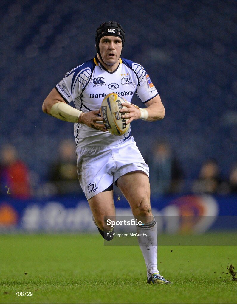 4 January 2013; Shane Jennings, Leinster. Celtic League 2012/13, Round 13, Edinburgh v Leinster, Murrayfield, Edinburgh, Scotland. Picture credit: Stephen McCarthy / SPORTSFILE