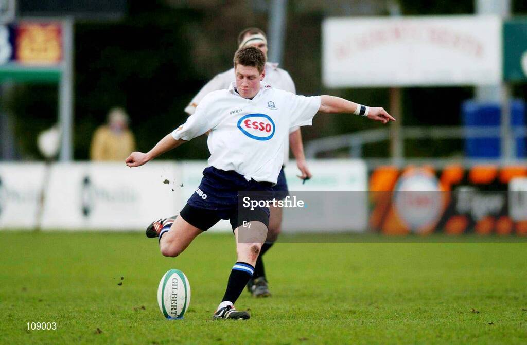 23 February 2002; Ronan O'Gara, Cork Constitution. Rugby. Picture credit; Matt Browne / SPORTSFILE *EDI*