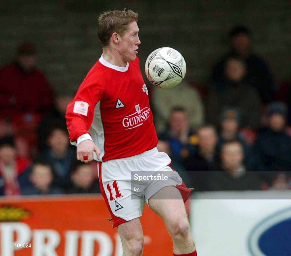 24 February 2002; Conor O'Grady, Cork City. Soccer. Picture credit; Matt Browne / SPORTSFILE *EDI*