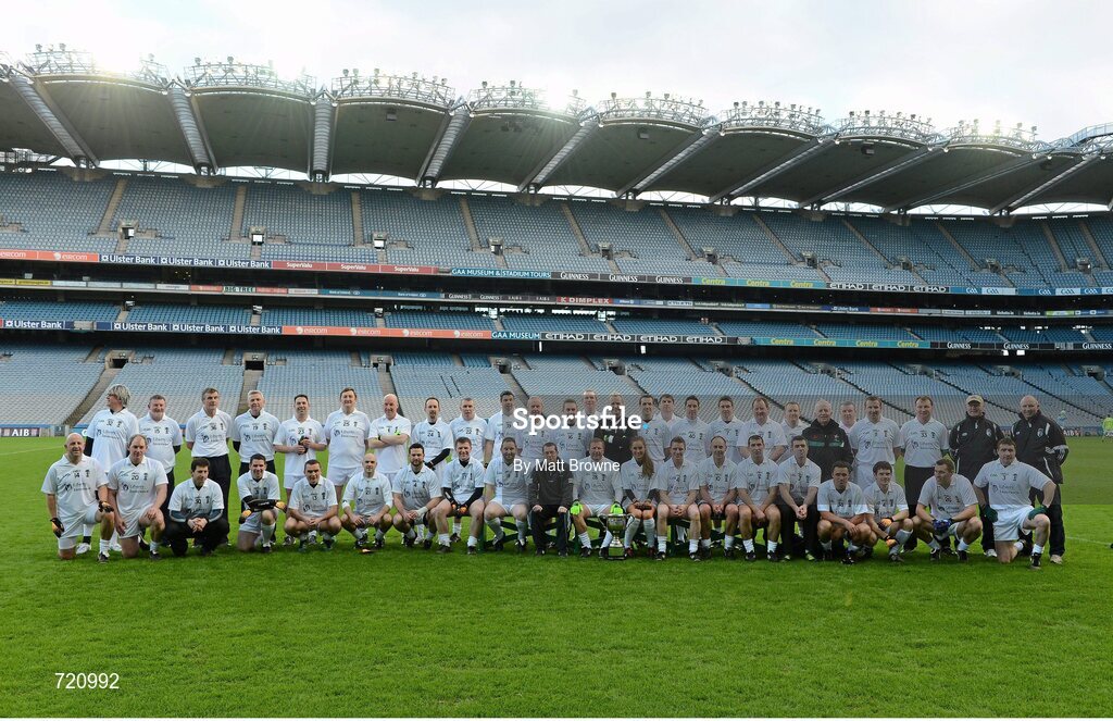 14 February 2013; The Kildare squad at the Alan Kerins GAA Challenge, supported by Liberty Insurance, which took place in Croke Park on Valentine's Day. For more information visit alankerinsprojects.org. Croke Park, Dublin. Picture credit: Matt Browne / SPORTSFILE