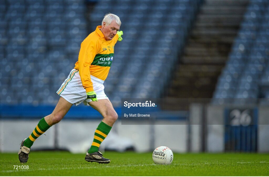 14 February 2013; Pictured is former Cork football manager Billy Morgan, lining out for Kerry, at the Alan Kerins GAA Challenge, supported by Liberty Insurance, which took place in Croke Park on Valentine's Day. For more information visit alankerinsprojects.org. Croke Park, Dublin. Picture credit: Matt Browne / SPORTSFILE
