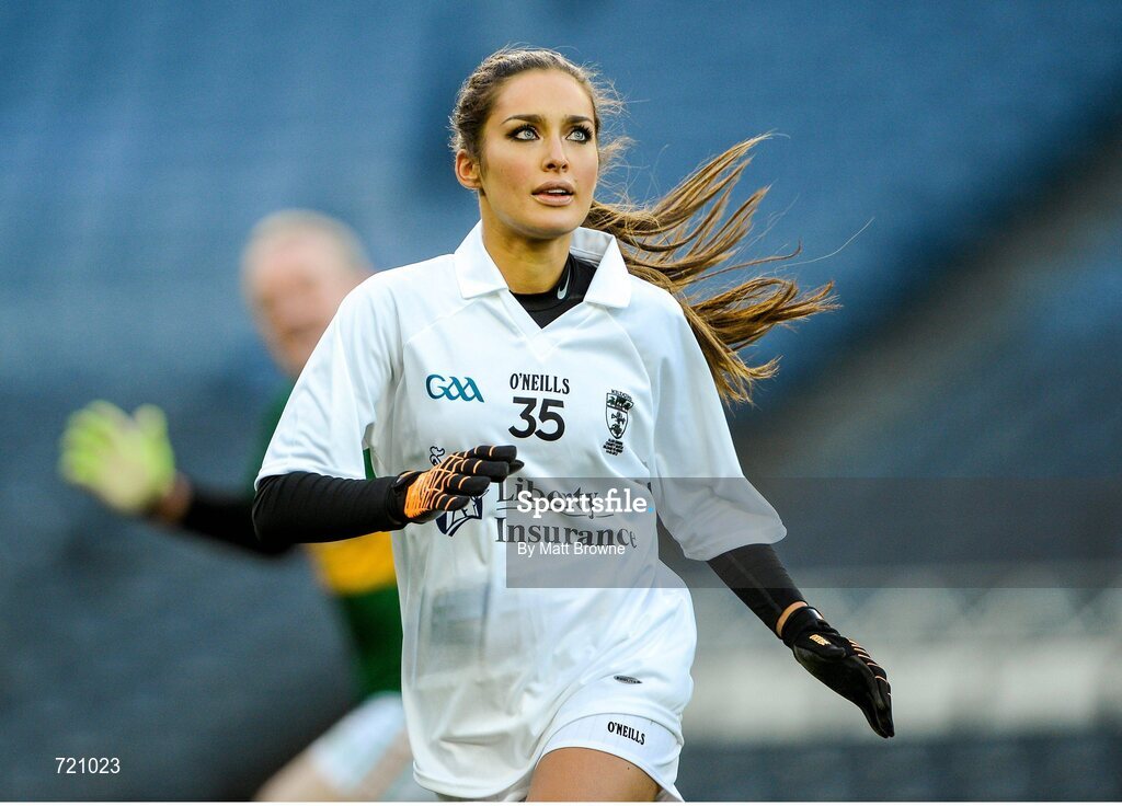 14 February 2013; Roz Purcell, lining out for Kildare, during the game against Kerry at the Alan Kerins GAA Challenge, supported by Liberty Insurance, which took place in Croke Park on Valentine's Day. For more information visit alankerinsprojects.org. Croke Park, Dublin. Picture credit: Matt Browne / SPORTSFILE
