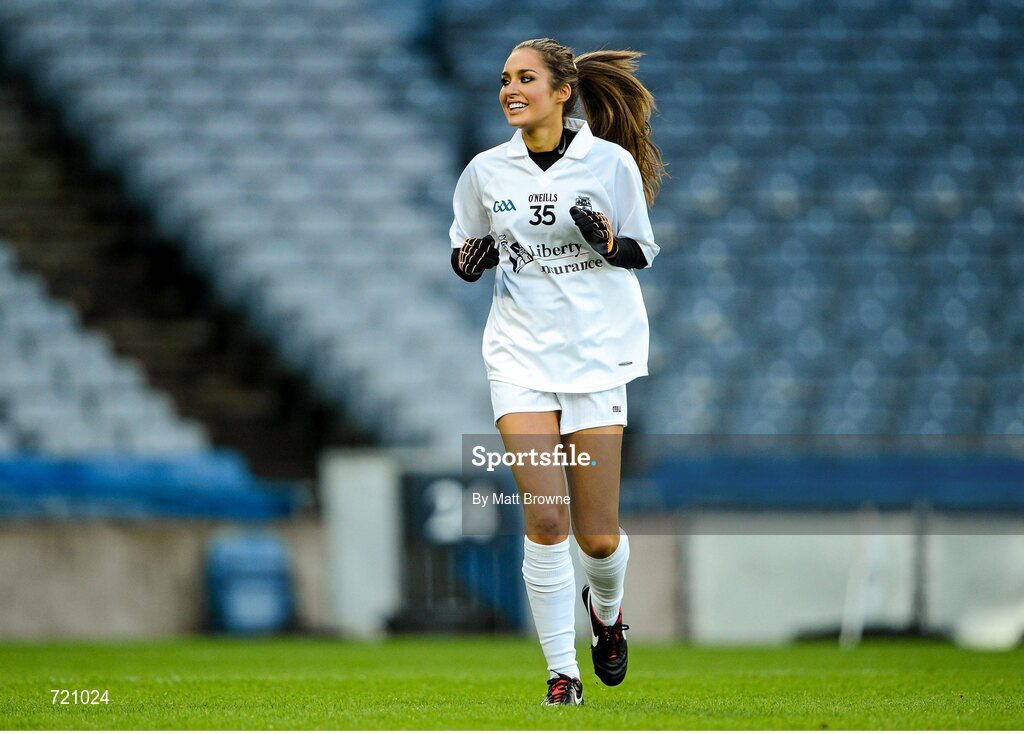 14 February 2013; Roz Purcell, lining out for Kildare, during the game against Kerry at the Alan Kerins GAA Challenge, supported by Liberty Insurance, which took place in Croke Park on Valentine's Day. For more information visit alankerinsprojects.org. Croke Park, Dublin. Picture credit: Matt Browne / SPORTSFILE