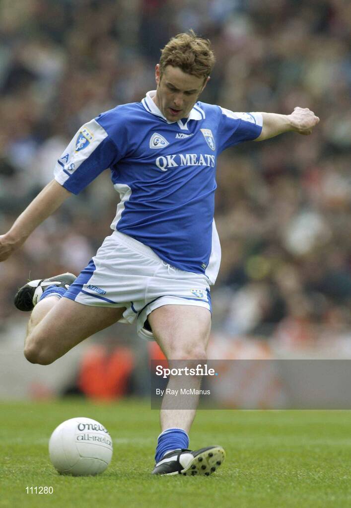20 April 2003; Damien Delaney, Laois. Allianz National Football League, Division 1, Armagh v Laois, Croke Park, Dublin. Football. Picture credit; Ray McManus / SPORTSFILE *EDI*