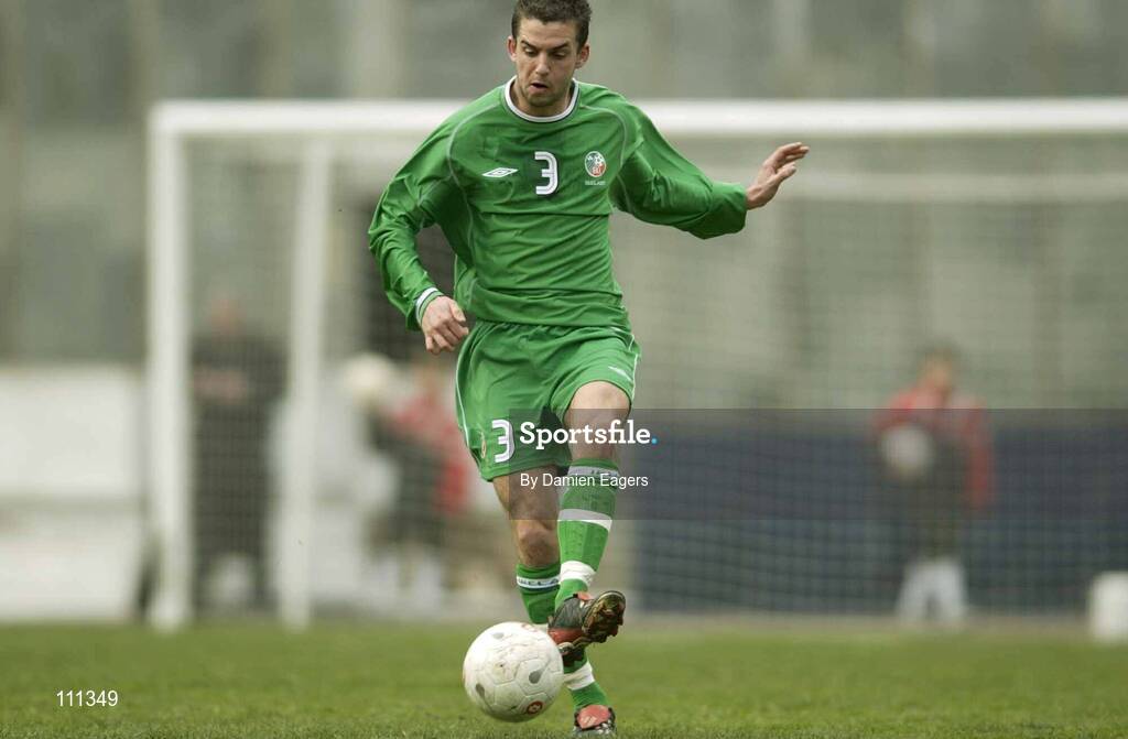 28 March 2003; Paul Tierney, Republic of Ireland. European Under 21 Qualifier, Georgia v Republic of Ireland, Boris Paichadze Stadium, Tbilisi, Georgia. Picture credit; Damien Eagers / SPORTSFILE *EDI*