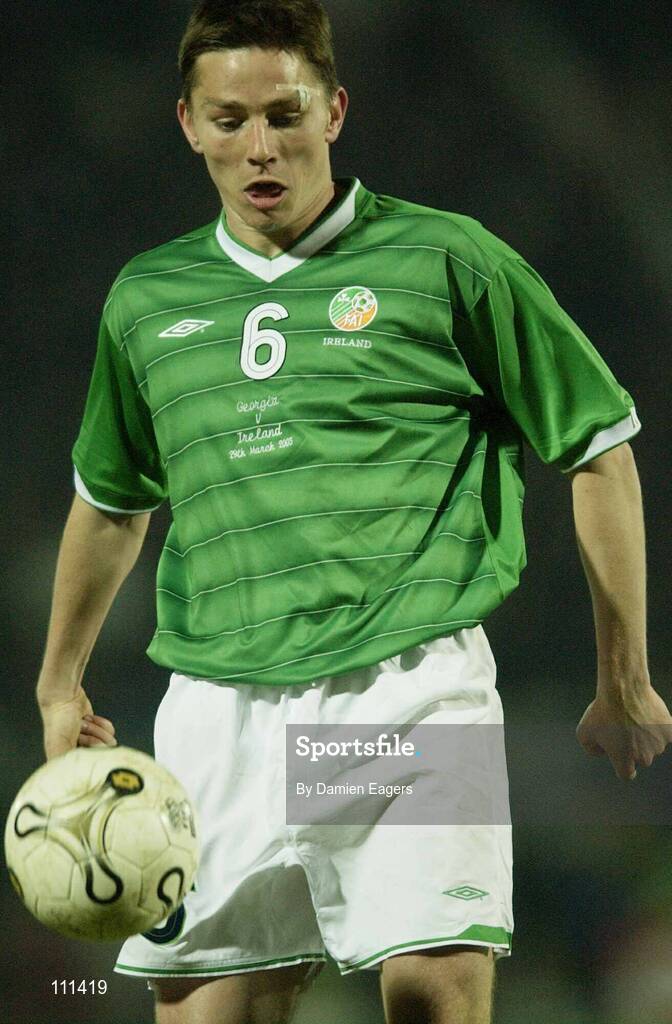 29 March 2003; Matt Holland, Republic of Ireland. 2004 European Championship Qualifier, Georgia v Republic of Ireland, Lokomotiv Stadium, Tbilisi, Georgia. Picture credit; Damien Eagers / SPORTSFILE *EDI*