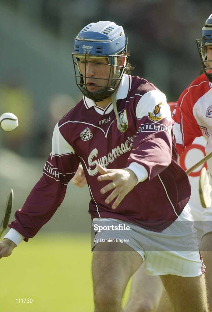 27 April 2003; David Tierney, Galway. Allianz National Hurling League, Division 1, Galway v Cork, Pearse Stadium, Galway. Picture credit; Damien Eagers / SPORTSFILE *EDI*