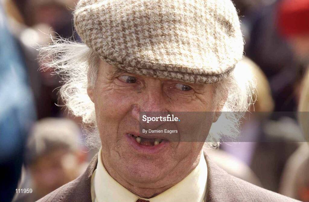 30 April 2003; Trainer John Morrison pictured after Crimson Flower had won The J.F Dunne Insurances Handicap Hurdle, Punchestown National Hunt Festival, Punchestown Racecourse, Co. Kildare. Horse Racing. Picture credit; Damien Eagers / SPORTSFILE *EDI*