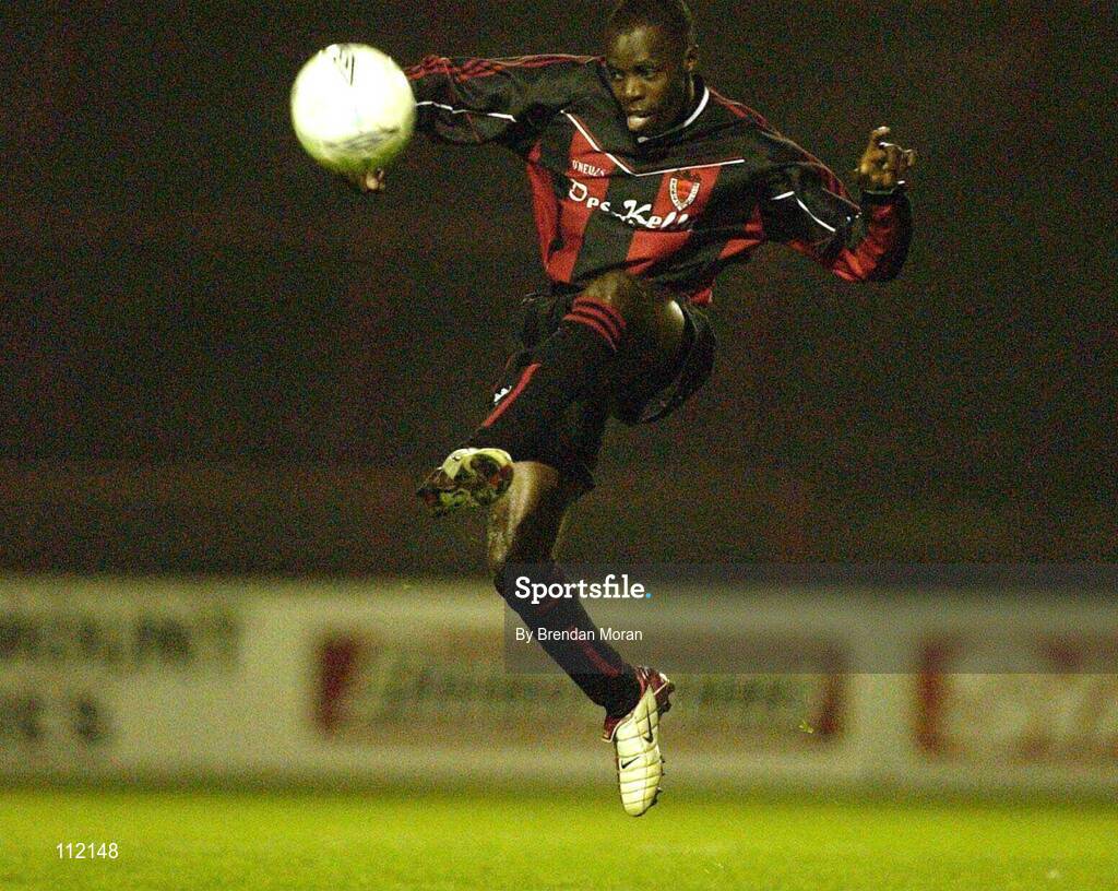 11 April 2003; Mark Rutherford, Bohemians. eircom League, Premier Division, Bohemians v UCD, Dalymount Park, Dublin. Soccer. Picture credit; Brendan Moran / SPORTSFILE *EDI*