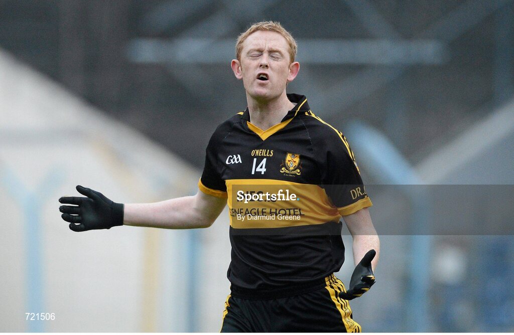 16 February 2013; Colm Cooper, Dr. Crokes, reacts after a misplaced pass. AIB GAA Football All-Ireland Senior Club Championship, Semi-Final, St Brigid’s, Dr. Crokes, Kerry v Ballymun Kickhams, Dublin, Semple Stadium, Thurles, Co. Tipperary. Picture credit: Diarmuid Greene / SPORTSFILE