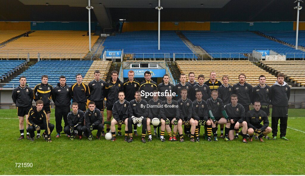 16 February 2013; The Dr. Crokes squad. AIB GAA Football All-Ireland Senior Club Championship, Semi-Final, St Brigid’s, Dr. Crokes, Kerry v Ballymun Kickhams, Dublin, Semple Stadium, Thurles, Co. Tipperary. Picture credit: Diarmuid Greene / SPORTSFILE