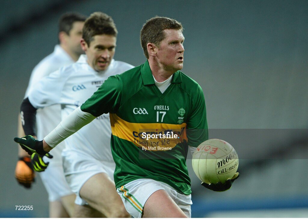 14 February 2013; Michael Cattigan, lining out for Kerry, during the game against Kildare at the Alan Kerins GAA Challenge, supported by Liberty Insurance, which took place in Croke Park on Valentine's Day. For more information visit alankerinsprojects.org. Croke Park, Dublin. Picture credit: Matt Browne / SPORTSFILE