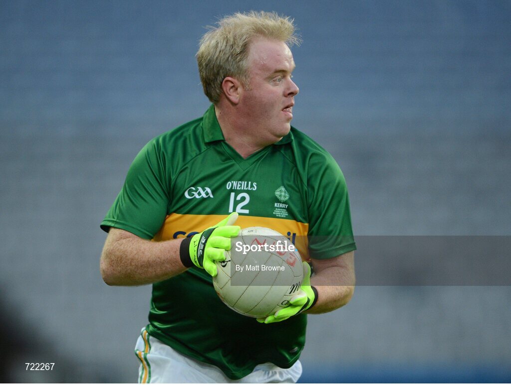 14 February 2013; Eamonn Dalton, lining out for Kerry, during the game against Kildare at the Alan Kerins GAA Challenge, supported by Liberty Insurance, which took place in Croke Park on Valentine's Day. For more information visit alankerinsprojects.org. Croke Park, Dublin. Picture credit: Matt Browne / SPORTSFILE
