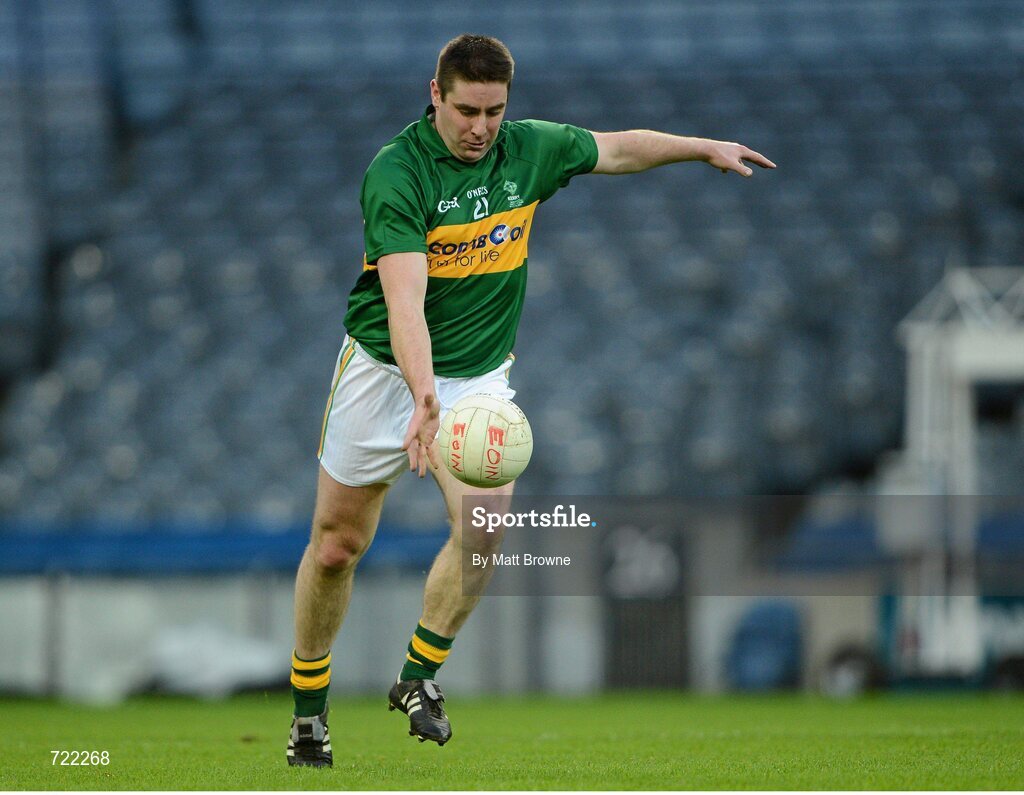 14 February 2013; Darragh O'Se, lining out for Kerry, during the game against Kildare at the Alan Kerins GAA Challenge, supported by Liberty Insurance, which took place in Croke Park on Valentine's Day. For more information visit alankerinsprojects.org. Croke Park, Dublin. Picture credit: Matt Browne / SPORTSFILE