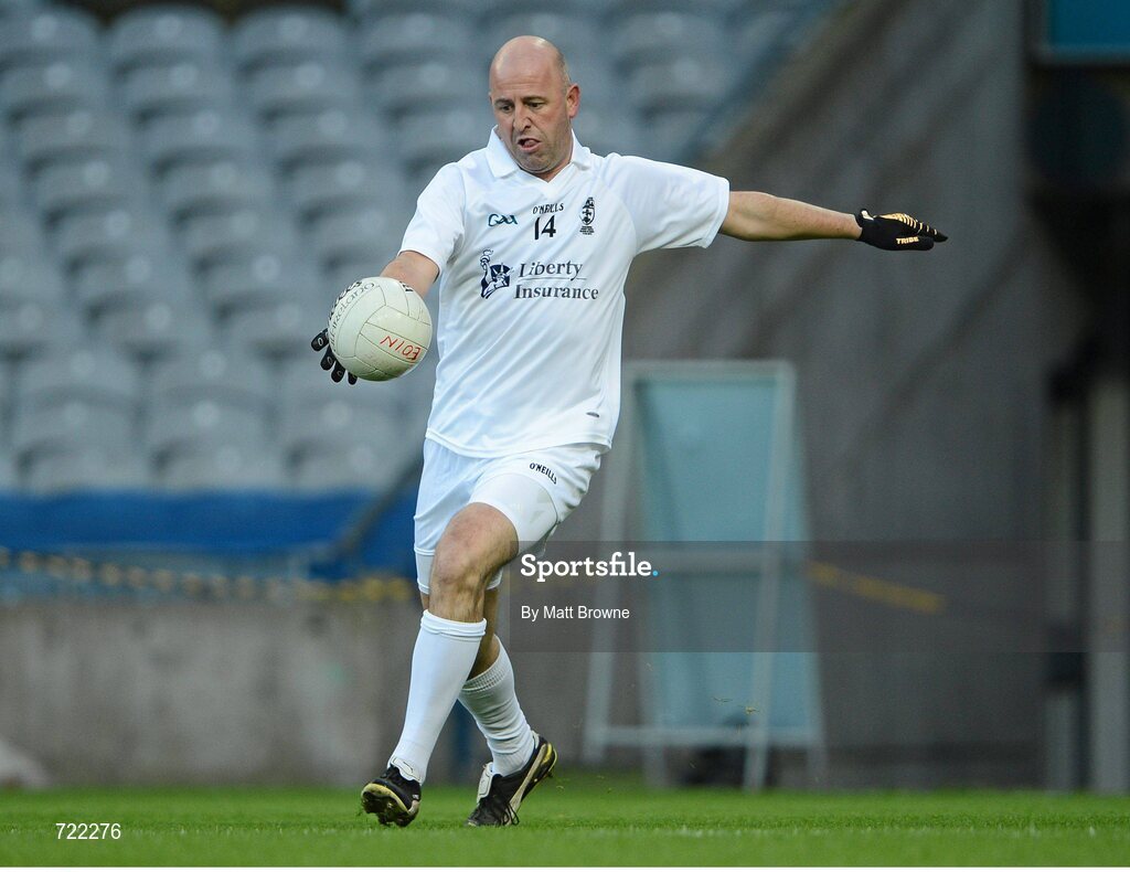14 February 2013; Mick Culhane, lining out for Kildare, during the game against Kerry at the Alan Kerins GAA Challenge, supported by Liberty Insurance, which took place in Croke Park on Valentine's Day. For more information visit alankerinsprojects.org. Croke Park, Dublin. Picture credit: Matt Browne / SPORTSFILE