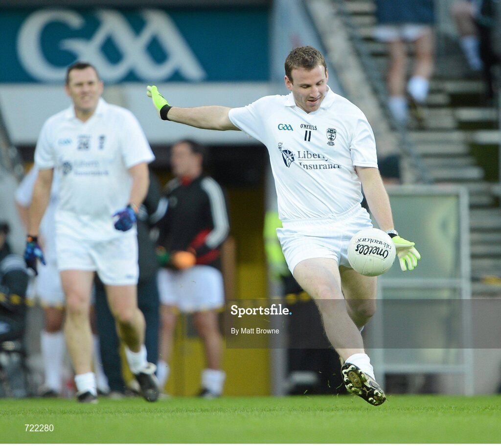 14 February 2013; Niall McVeigh, lining out for Kildare, during the game against Kerry at the Alan Kerins GAA Challenge, supported by Liberty Insurance, which took place in Croke Park on Valentine's Day. For more information visit alankerinsprojects.org. Croke Park, Dublin. Picture credit: Matt Browne / SPORTSFILE