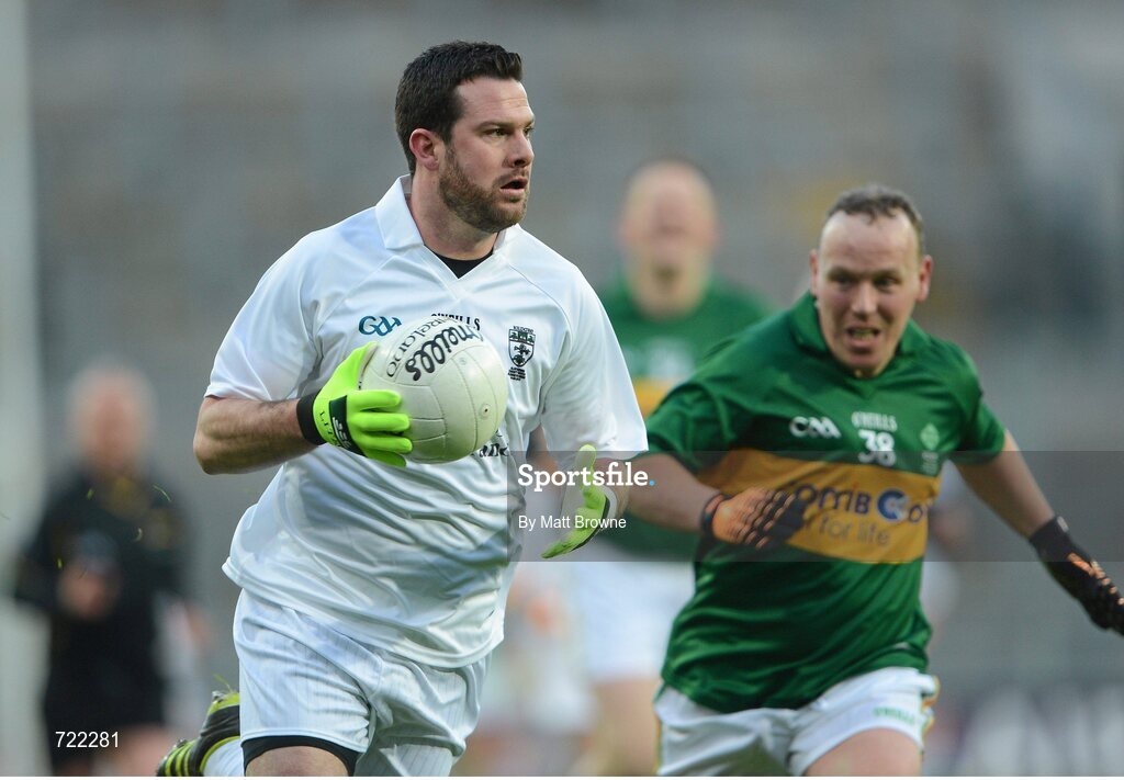 14 February 2013; Eoin Christian, lining out for Kildare, during the game against Kerry at the Alan Kerins GAA Challenge, supported by Liberty Insurance, which took place in Croke Park on Valentine's Day. For more information visit alankerinsprojects.org. Croke Park, Dublin. Picture credit: Matt Browne / SPORTSFILE