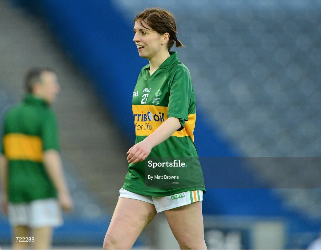 14 February 2013; Joanne Cantwell, lining out for Kerry, during the game against Kildare at the Alan Kerins GAA Challenge, supported by Liberty Insurance, which took place in Croke Park on Valentine's Day. For more information visit alankerinsprojects.org. Croke Park, Dublin. Picture credit: Matt Browne / SPORTSFILE