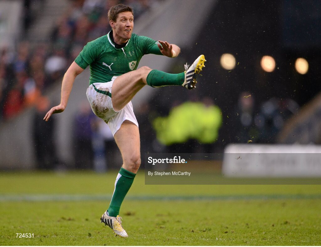 24 February 2013; Ronan O'Gara, Ireland. RBS Six Nations Rugby Championship, Scotland v Ireland, Murrayfield Stadium, Edinburgh, Scotland. Picture credit: Stephen McCarthy / SPORTSFILE