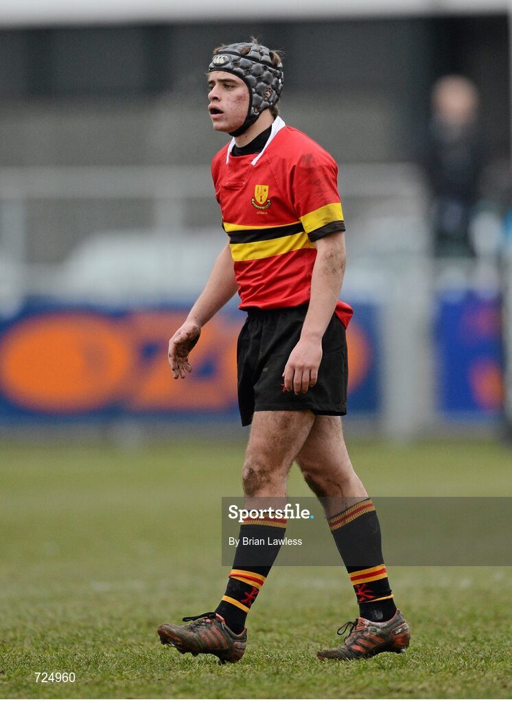 26 February 2013; Cameron Madden, CBC Monkstown. Powerade Leinster Schools Junior Cup, Quarter-Final, St. Michael’s College v CBC Monkstown, Donnybrook Stadium, Donnybrook, Dublin. Picture credit: Brian Lawless / SPORTSFILE