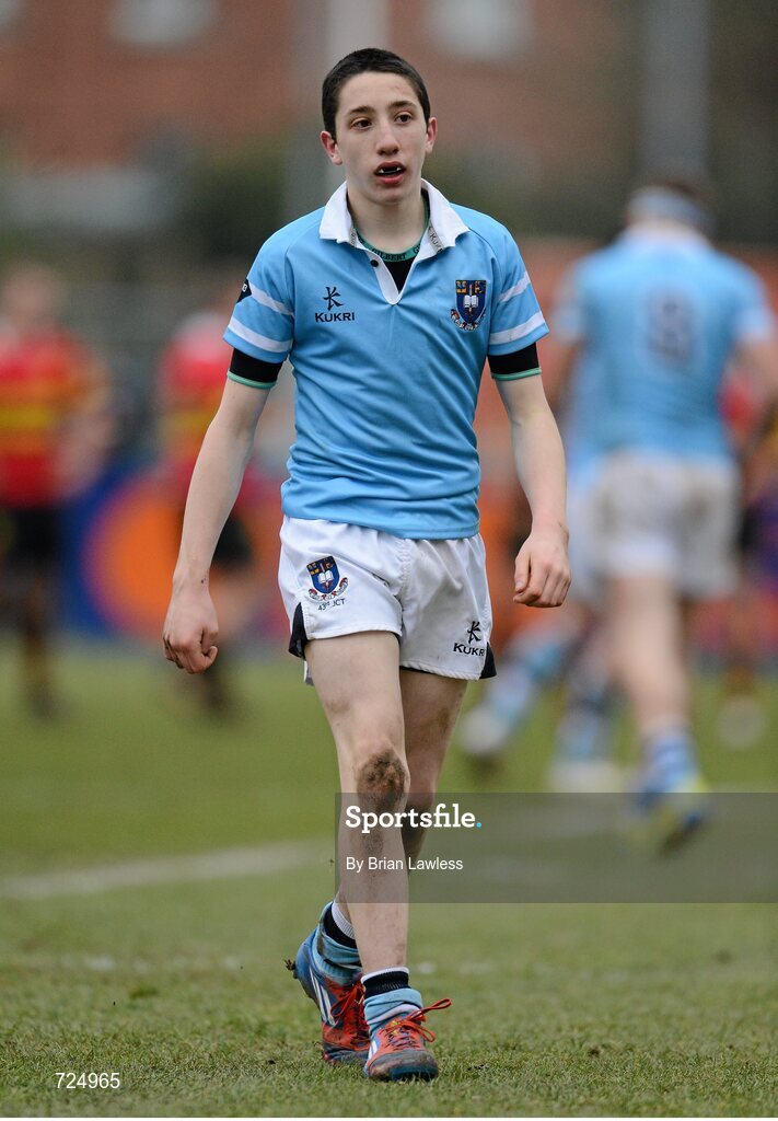 26 February 2013; Michael Heaney, St. Michael’s College. Powerade Leinster Schools Junior Cup, Quarter-Final, St. Michael’s College v CBC Monkstown, Donnybrook Stadium, Donnybrook, Dublin. Picture credit: Brian Lawless / SPORTSFILE