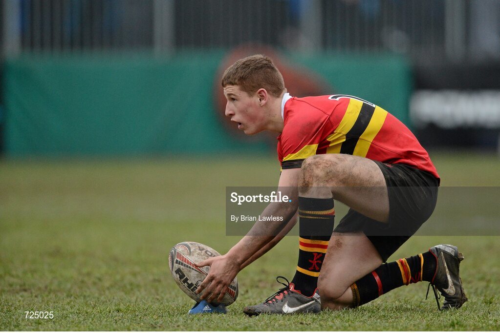 26 February 2013; Dan Casey, CBC Monkstown. Powerade Leinster Schools Junior Cup, Quarter-Final, St. Michael’s College v CBC Monkstown, Donnybrook Stadium, Donnybrook, Dublin. Picture credit: Brian Lawless / SPORTSFILE