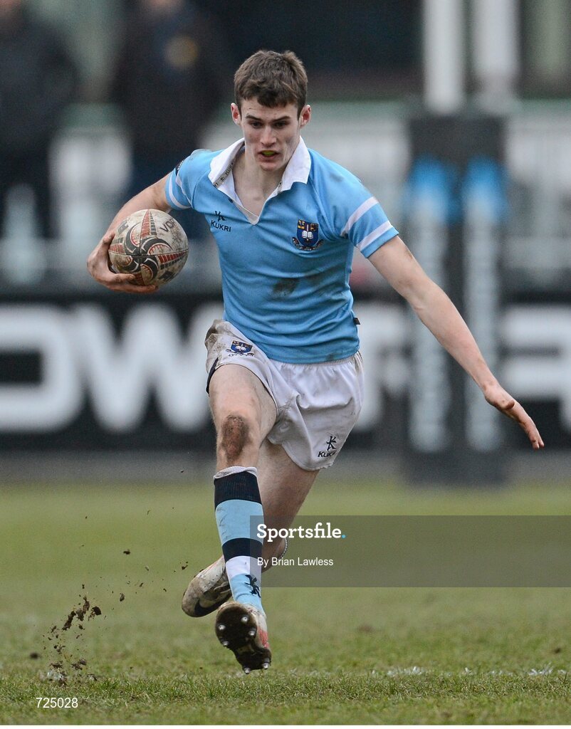 26 February 2013; Jack Kelly, St. Michael’s College. Powerade Leinster Schools Junior Cup, Quarter-Final, St. Michael’s College v CBC Monkstown, Donnybrook Stadium, Donnybrook, Dublin. Picture credit: Brian Lawless / SPORTSFILE