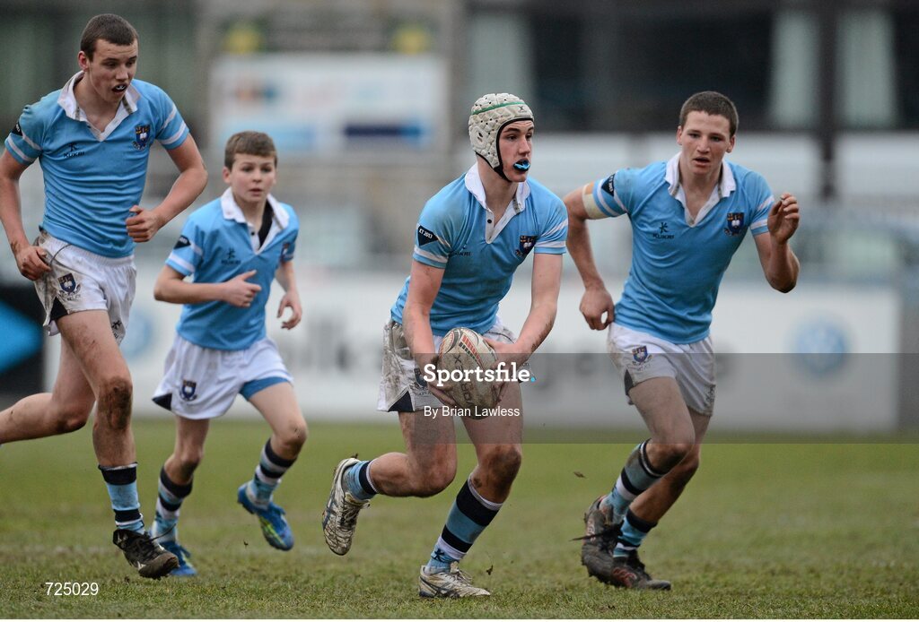 26 February 2013; Ronan Kelleher, St. Michael’s College. Powerade Leinster Schools Junior Cup, Quarter-Final, St. Michael’s College v CBC Monkstown, Donnybrook Stadium, Donnybrook, Dublin. Picture credit: Brian Lawless / SPORTSFILE