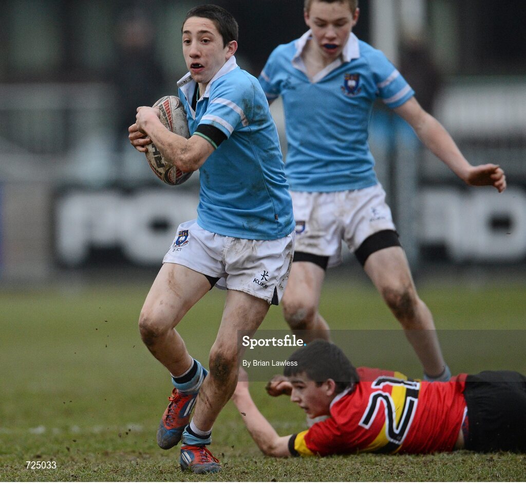 26 February 2013; Michael Heaney, St. Michael’s College. Powerade Leinster Schools Junior Cup, Quarter-Final, St. Michael’s College v CBC Monkstown, Donnybrook Stadium, Donnybrook, Dublin. Picture credit: Brian Lawless / SPORTSFILE