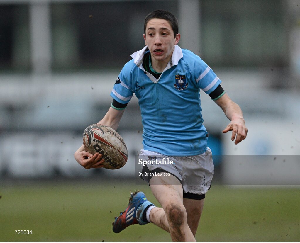 26 February 2013; Michael Heaney, St. Michael’s College. Powerade Leinster Schools Junior Cup, Quarter-Final, St. Michael’s College v CBC Monkstown, Donnybrook Stadium, Donnybrook, Dublin. Picture credit: Brian Lawless / SPORTSFILE